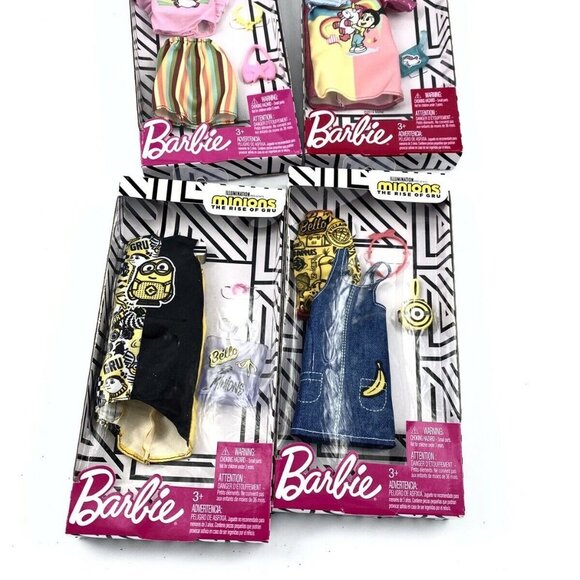 New!! MINIONS Barbie Fashion Pack (Lot of 4) - Picture 2 of 6